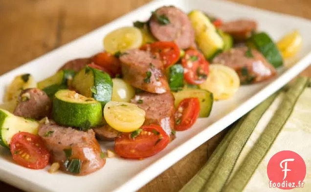 Saucisse Aux Courgettes