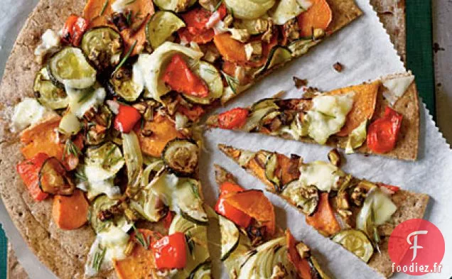 Pizza aux Légumes Rôtis