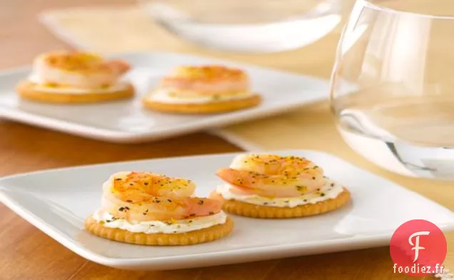 Craquelins au Citron et aux Crevettes
