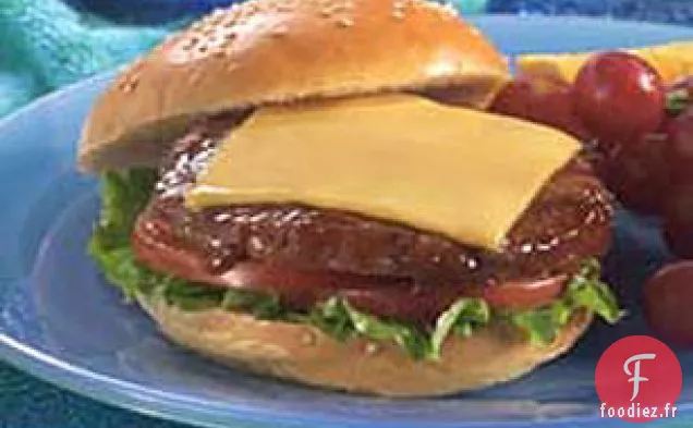 Cheeseburger à la Dinde BBQ