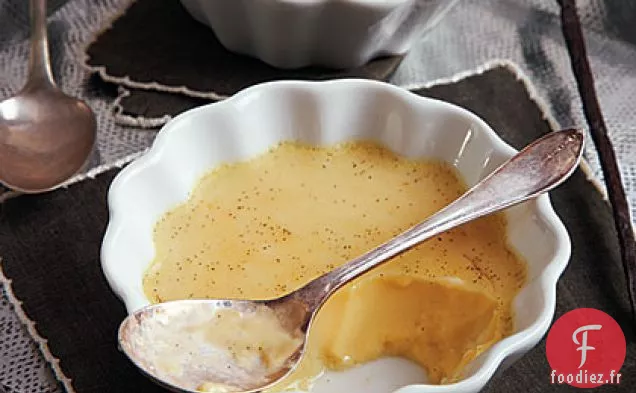 Crème Pâtissière au Four à la Gousse de Vanille