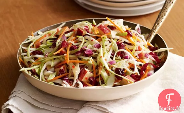 Salade de Pommes et de Canneberges Facile