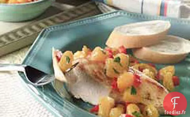 Poulet Grillé avec Salsa aux Agrumes Impertinente