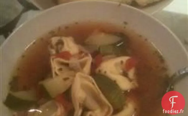 Soupe aux Saucisses et Tortellinis de la Mère de Joe