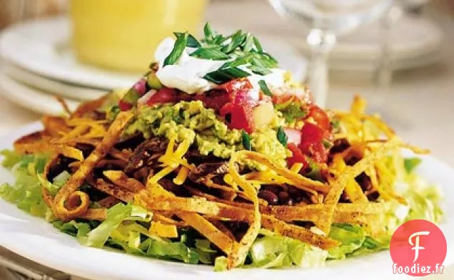 Salade de Tacos aux Moustaches de Tortilla