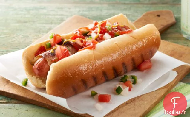 Hot-Dogs Enveloppés de Bacon