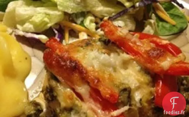 Poitrines De Poulet au Pesto d'Épinards