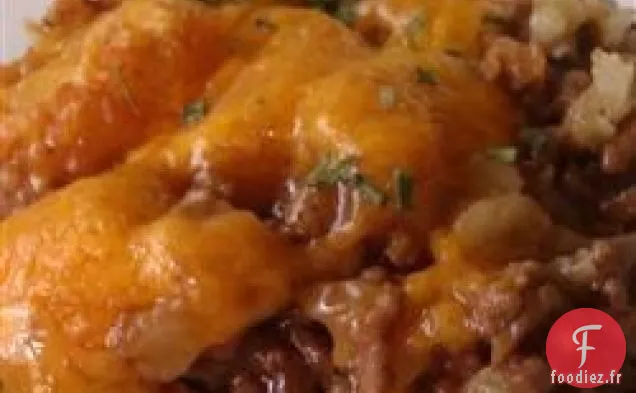 Cocotte de Cheeseburger et Frites