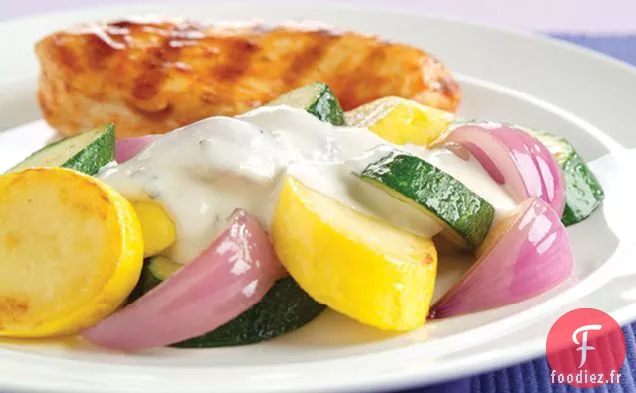 Courgettes à la Sauce Parmesan