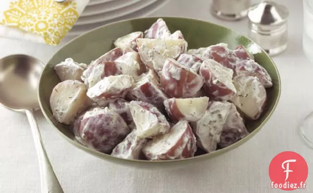 Pommes de Terre Nouvelles à la Sauce Crémeuse à l'Aneth