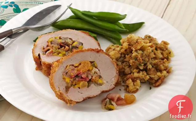 Filet de Porc Farci à la Mangue Fraîche