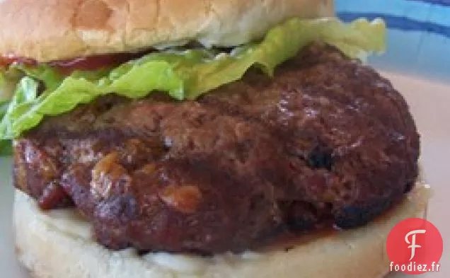 Hamburgers au Bacon au Cheddar