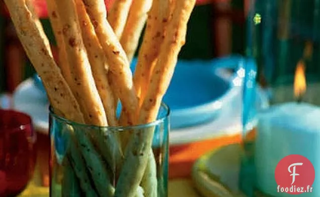 Gressins épicés au Poivre et au Pecorino