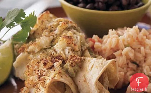 Enchiladas de Poulet à la Salsa Verde