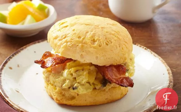 Biscuits au Bacon et aux Œufs