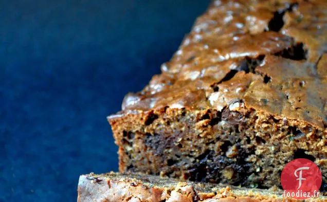 Pain aux Courgettes à l'Huile d'Olive aux Pépites de Chocolat au Chocolat