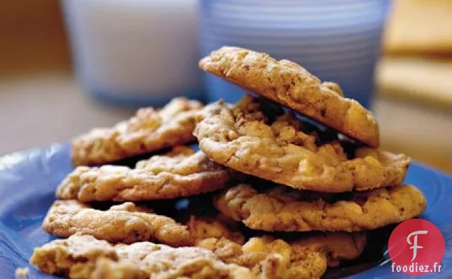 Biscuits aux Pépites de Chocolat Blanc et à l'Avoine