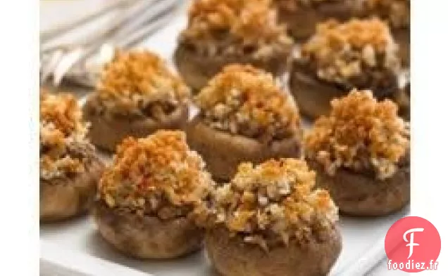 Champignons Farcis au Crabe