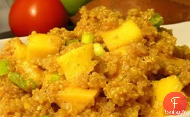 Salade de Quinoa au Curry et à la Mangue