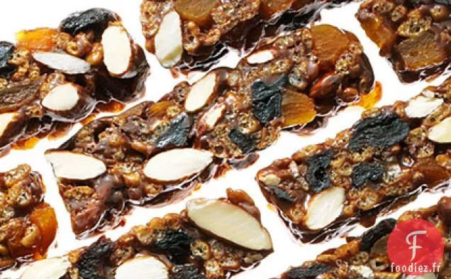 Barres de Fruits et de noix à Mâcher sans cuisson