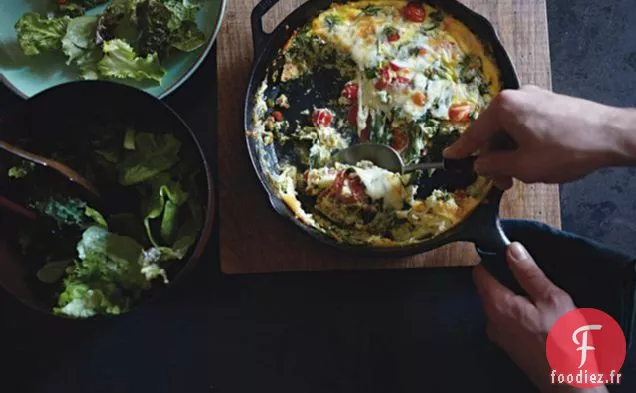 Frittata au Chorizo au Fromage