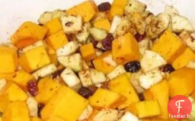 Plat Salé de Courge Mijoteuse et de Pommes