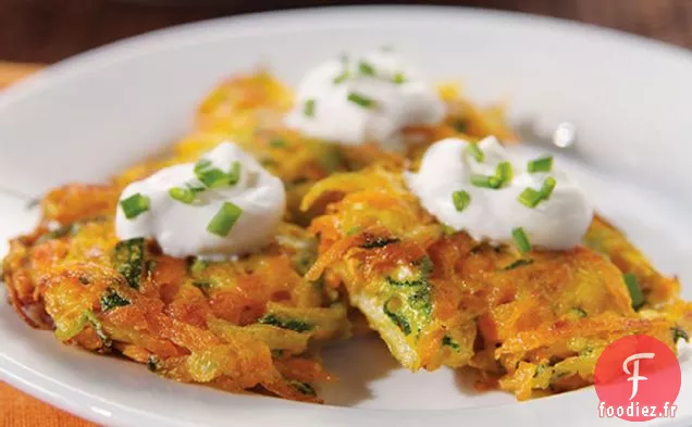 Latkes de Carottes et Courgettes