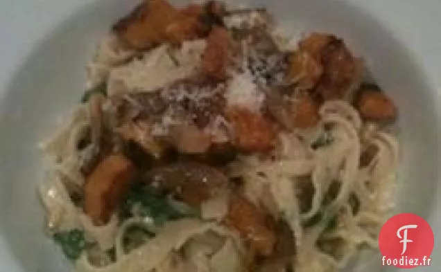 Pâtes d'hiver au Beurre Brun, à la Courge et à la Roquette