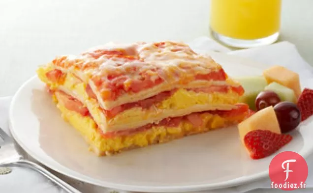 Pile Rapide d'Oeufs et de Fromage