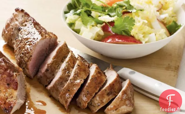 Filet de Porc au Chou et à la Salade de Pommes