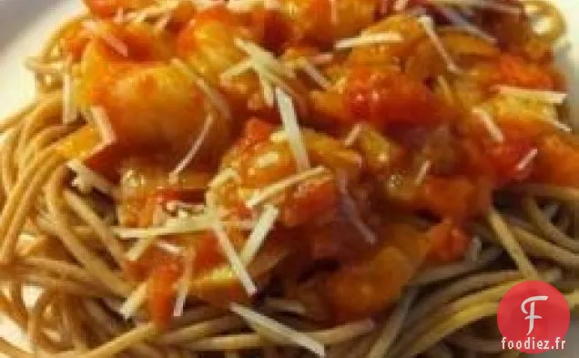 Crevettes à la Sauce Tomate Épicée