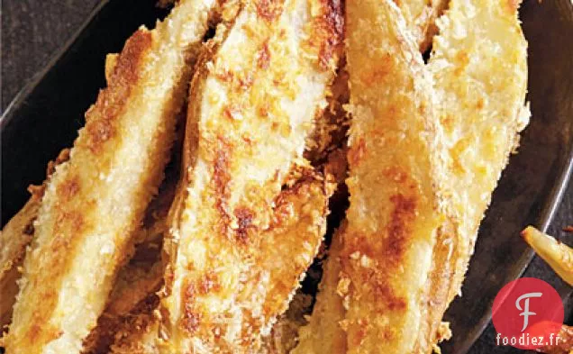 Quartiers De Pommes De Terre Enrobés De Parmesan