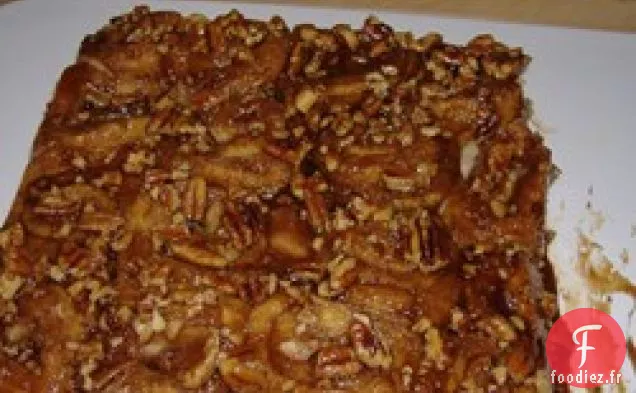 Rouleaux Sucrés aux Noix de Pécan au Caramel de Grand-mère Stougaard