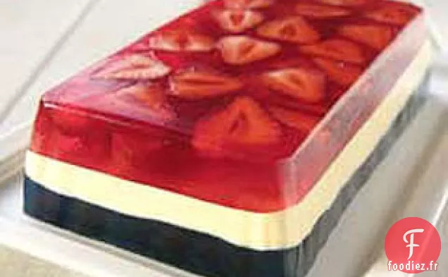 Salade de GELÉE Rouge, Blanche et Bleue