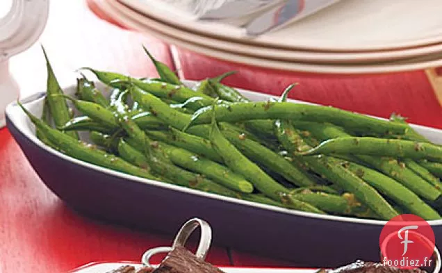 Salade de Haricots Verts au Pesto
