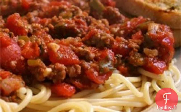 Sauce à Spaghetti à la Saucisse Lots O'Veggies