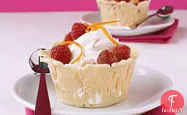 Tasses en Dentelle Chocolat Blanc