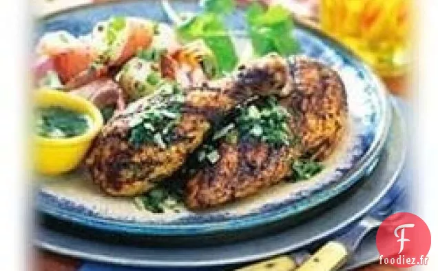 Poulet Grillé du Sud-Ouest au Beurre de Citron Vert