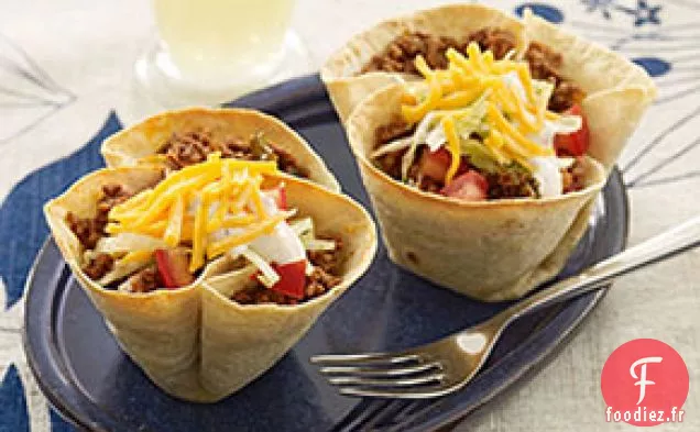 Mini Bols à Tacos au Boeuf