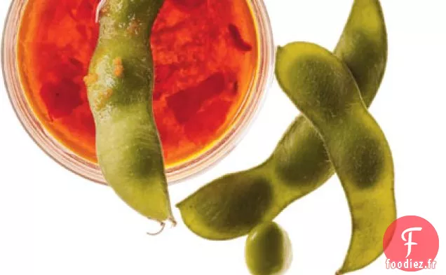 Edamame Avec Trempette Gingembre-Chili
