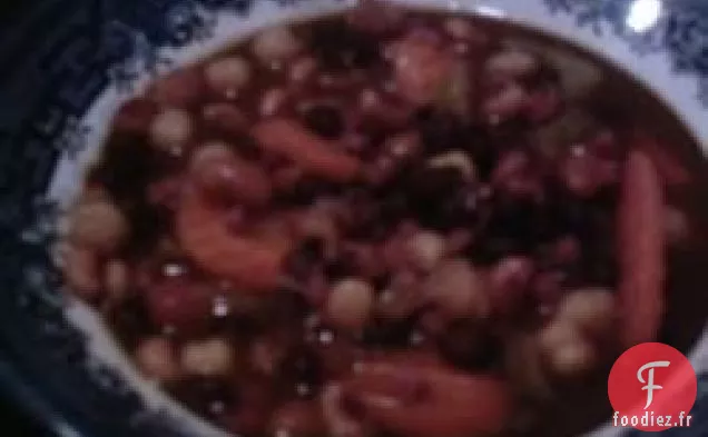 Ragoût de Jambon et de Haricots mijotés
