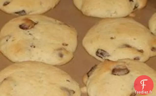 Biscuits aux Pépites de Chocolat à la Crème Sure