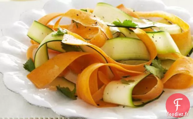 Rubans De Carottes Et Courgettes