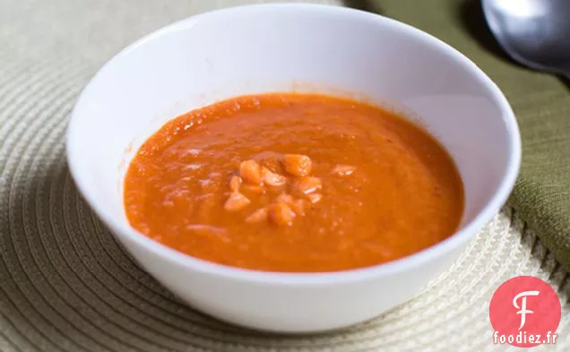 Soupe de Tomates aux Piments Chipotle