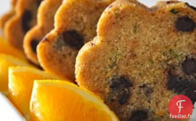 Pain aux Pépites de Chocolat Et Courgettes à l'Orange