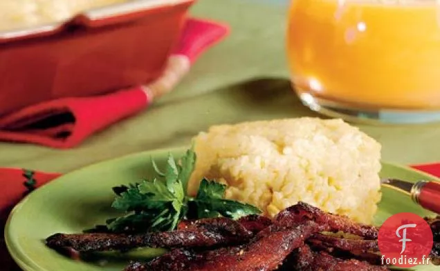 Casserole de Gruau de Fromage Cheddar