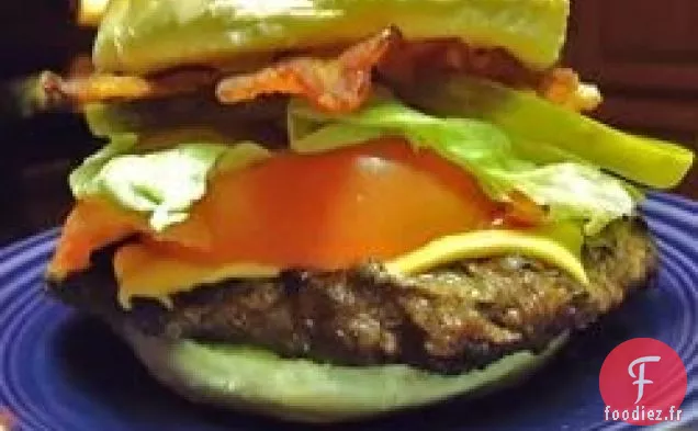 Hamburgers Juteux au Cerf et au Bacon