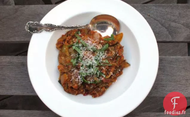 Ragoût de Courgettes aux Tomates Rôties