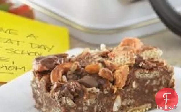 Barres de Bretzel Butterfinger® et Beurre d'arachide Faciles à cuire sans cuisson