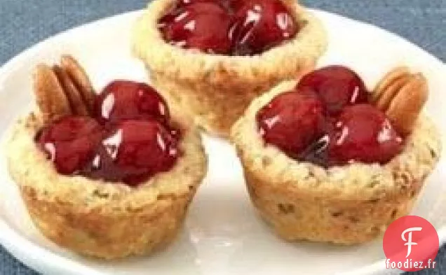 Mini Tartes aux Cerises et aux Pacanes